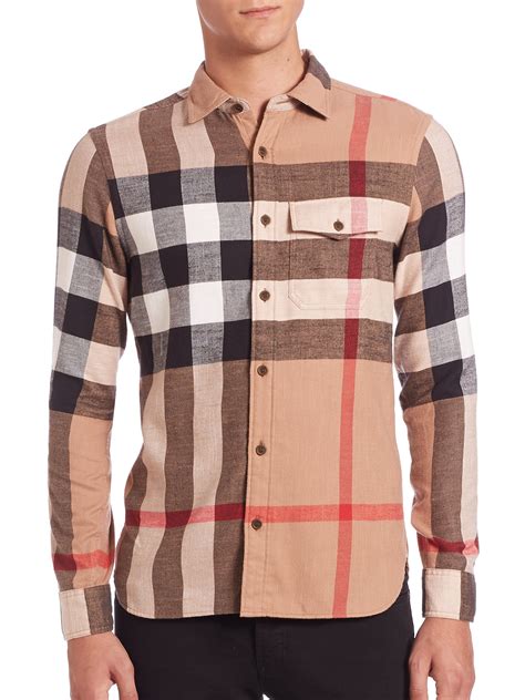 burberry camisa masculina|burberry shirt sale men's.